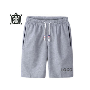 Men's Summer Casual Elastic Waist Running <b>Shorts</b> Cotton Fleece Eco-Friendly <b>Plaid</b> Pattern Anti-Wrinkle Plain Dyed - Product Image 5