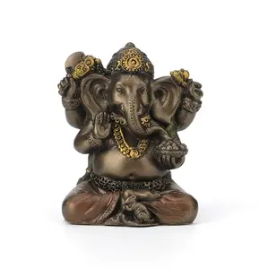 VERONESE DESIGN - GANESH (SMALL SIZE) - COLD CAST BRONZE -OEM AVAILABLE