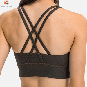 Women Compression Sports Gym <b>Bra</b> Top High-Support Push-Up Fitness Yoga <b>Bra</b> Four-Way <b>Stretch</b> Breathable - Product Image 4