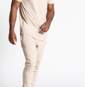 เสื้อยืดผู้ชายสีแทนด้านล่างเป็นทรงกลมเสื้อยืดผ้าฝ้าย100% ตามสั่ง - Product Image 6