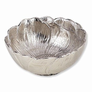 Bols de service décoratifs en aluminium moulé Bol en métal de style unique pour la maison et la décoration intérieure et le service de nourriture - Product Image 1