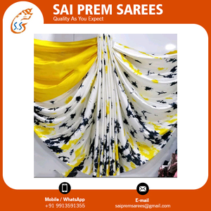 Hermoso Sibori Japan Crepe Saree de la colección Festival Calidad de alto estándar para ocasiones especiales Disponible en suministro a granel - Product Image 3