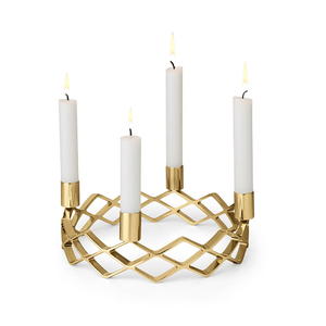 Juego de diferentes tamaños de seis portavelas en metal y portavelas de cristal para accesorios de decoración de boda - Product Image 4