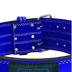 Cinturón de entrenamiento físico antideslizante ajustable de alta resistencia de piel de vaca a precio de fábrica opciones personalizables cuero Original Strongman Power - Product Image 4