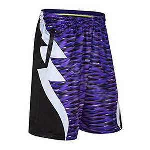 Pantalones cortos de baloncesto de sublimación de dos caras de alta calidad con bolsillos Precio razonable Ropa de baloncesto hecha en paquete - Product Image 5