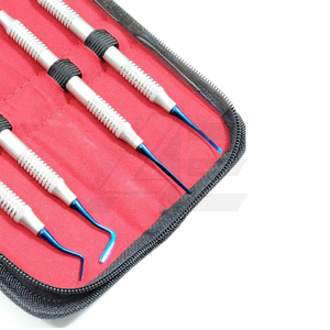 2025 L.A. ELAHI CO GERMAN DENTAL Juego de Periotómos Manuales y Mini Elevadores de Raíz, 3 Piezas, Acero Inoxidable Alemán - Product Image 4