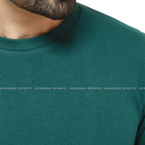 เสื้อวอร์มคอกลมแขนสั้นพิมพ์ลายโลโก้ที่กำหนดเอง,เสื้อสเวตเชิ้ตคอกลมสำหรับผู้ชาย - Product Image 4