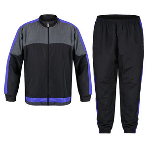 Ensemble de survêtement en coton personnalisé avec impression en relief, jogging et survêtement, ensemble 2 pièces, coupe-vent, respirant, sweat-shirt à fermeture éclair, pantalon de survêtement unisexe pour homme - Product Image 3