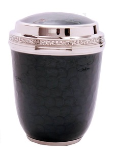 Urna funeraria de mármol marrón para cenizas - Product Image 3