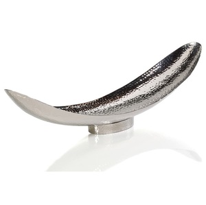 Bandeja de servicio de acero inoxidable rectangular de lujo de diseñador hecho a mano bandeja de metal de varios tamaños al por mayor - Product Image 3