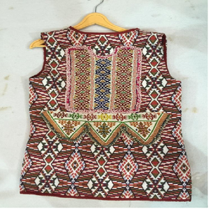 Ethnic Banjara Indian Traditional Hand <b>Embroidered</b> <b>Womens</b> <b>Jacket</b> Vest With Rich Tribal Art Detailing Inspired - Product Image 1