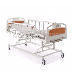 Verstellbare Krankenhaus betten Möbel für medizinische Geräte 4 Kurbel Manuelles Krankenhaus bett 3 Jahre Kostenlose Ersatzteile