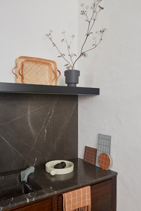 Bandeja redonda de bambú ecológica sostenible con asas Artículos para el hogar y vajilla de bambú hechos en Vietnam - Product Image 2