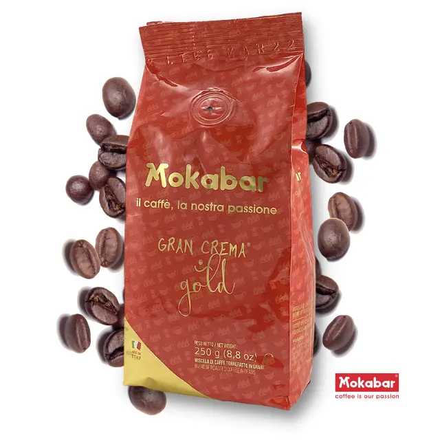 MOKABAR Hạt Cà Phê Tiếng Made In Italy Vừa Nướng 70% Robusta Cho Nhà Hàng