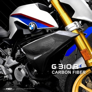 MOS คาร์บอนไฟเบอร์หม้อน้ำครอบคลุม Cowl สำหรับรถจักรยานยนต์ G310R 2016-2020 - Product Image 3