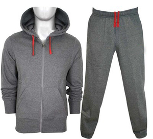 Chándal de Cachemira de oveja para hombre, conjunto de chándal con capucha + pantalón de lana grueso con capucha, chándal informal cálido - Product Image 5