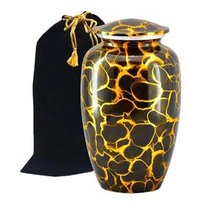 Urna de cremación de Metal de gran capacidad, urna elegante de latón y aluminio de alta calidad, a la venta, precio al por mayor - Product Image 4