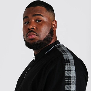 Camisa de Manga Corta Personalizable para Hombre, 100% Algodón, Tejido Jacquard con Cierre de 1/4, Transpirable, Antiarrugas, Formal, Personalizable con Seda - Product Image 1