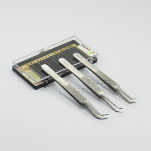 Pinzas Profesionales de Alta Precisión para Pestañas, Antideslizantes, de Acero Inoxidable, Venta al Por Mayor, Pinzas de Alto Rendimiento para Colocación de Pestañas - Product Image 4