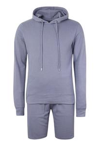 Conjunto Deportivo de 2 Piezas para Hombre, 100% Poliéster, Tejido de Franela, Secado Rápido, con Logotipo Personalizado - Traje Deportivo Informal de Verano - Product Image 5
