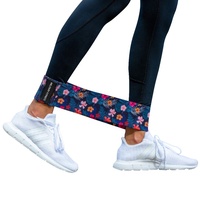 Bandas de resistencia para gimnasio en casa para mujer, banda de ejercicio para glúteos y piernas, entrenamiento en casa