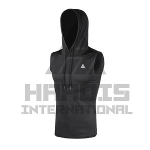 High Quality 2026 Best Custom <b>Men</b> <b>Sleeveless</b> <b>Hoodie</b> Casual Wear Best Selling Streetwear <b>Men</b> <b>Sleeveless</b> Hoodies Made in Pakistan - Product Image 2