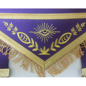 Wholesale Masonic <b>Aprons</b> Made With Cotton Master Mason <b>Aprons</b> Embroidered For Sale - Product Image 3