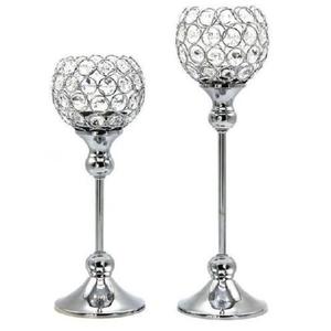 Meilleur prix de gros Bougeoir au design unique en métal et cristal pour la décoration intérieure Décoration de festival - Product Image 3