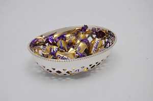 Bol à Fruits en laiton pour la cuisine et le Restaurant, Design moderne, couleur argent, joli et tendance, conception moderne - Product Image 2