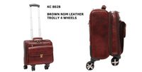 Valise à roulettes en cuir véritable de haute qualité valises et sacs de voyage en gros meilleur prix d'usine valises en cuir véritable