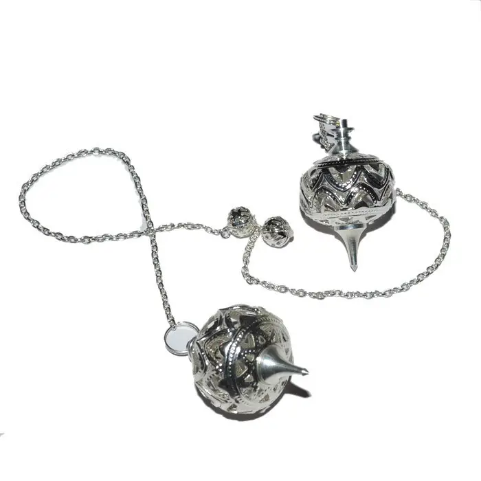 Péndulos de bolas de metal de diseño en línea | Péndulos de bolas de metal de diseño a la venta | Péndulo de 7 Chakras