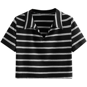 Quick Dry Women Cropped Fitness Yoga Wear Sports Running Workout Clothes Short Sleeve Yoga T Shirt For Women - Product Image 6