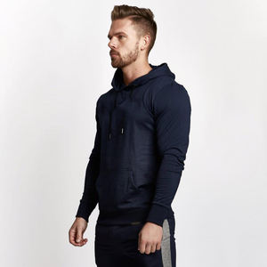 Nouvelle mode cordon pour sweats à capuche hommes automne hiver athlétique sweats à capuche en coton vêtements de sport Gym Fitness sweat à capuche d'entraînement - Product Image 3