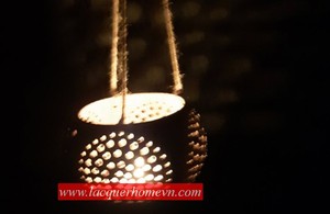 Best Seller Modern Metal Candleholder Handcarved Coconut <b>Tealight</b> <b>Holder</b> Glass Leaf Home Decoration Christmas Occasions Vietnam - Product Image 6