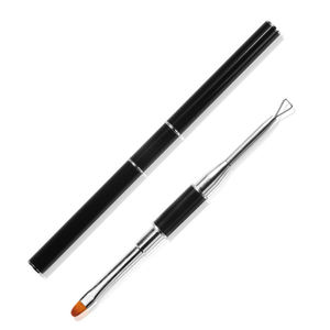 Empujador de Cutículas de Acero Inoxidable de Alta Calidad, Empujador de Uñas de Doble Cabeza - Product Image 1