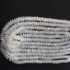 6mm 8mm naturel arc-en-ciel pierre de lune soucoupe plaine perles de pierres précieuses brin du fabricant au prix de gros boutique régulière en ligne - Product Image 3