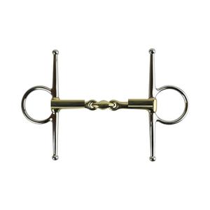 Broca de mejilla completa alemana Sier con rombo de doble articulación para montar a caballo para deportes ecuestres occidentales - Product Image 4