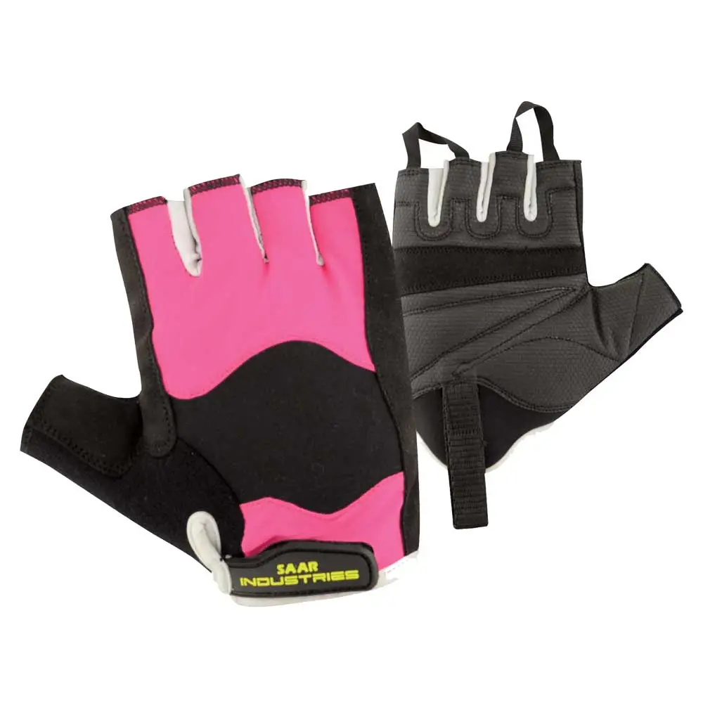 Llegada Protección de manos Guantes deportivos Medio dedo Guantes de ciclismo Guantes de bicicleta de montaña Último diseño Nuevo cuero Unisex PK