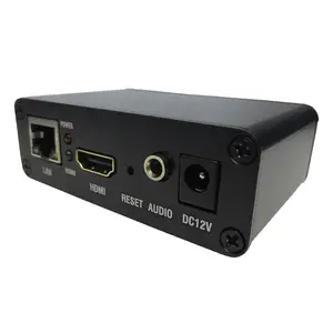 Video HD HDMI Kompatibel dengan IP UDP RTMP SRT HLS Rttsp Video Encoder H.265 H265 untuk Streaming Langsung