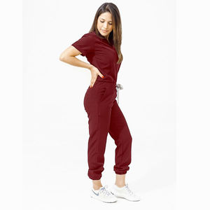 Ensemble article de gommage pour femmes, vaisselles en Spandex / polyester résistant aux rides, combinaison pour infirmières, uniformes d'hôpital - Product Image 6