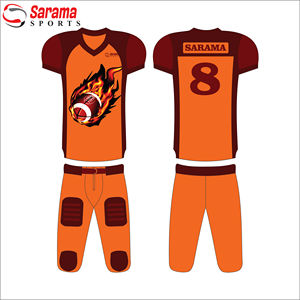 Maillot de sport de qualité supérieure, style football américain, avec logo client et impression par sublimation. - Product Image 1