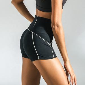 CorePro <b>Women</b> Compression Shorts High Waist Muscle Lacrosse Breathable Moisture Quick Dry Plus OEM Nylon Spandex Fabric Logo - Product Image 5