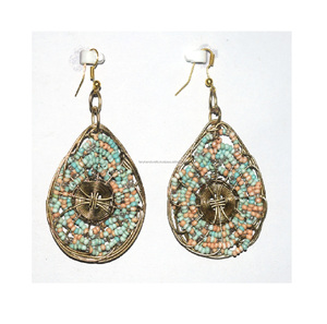 Best Timepieces <b>Earrings</b> Fashionable Design and colorful <b>earrings</b> and Finishing Metal <b>Earrings</b> Design Bead Dangle <b>Hook</b> <b>Earring</b> - Product Image 2