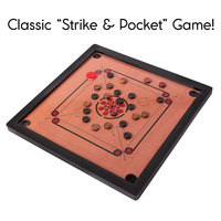 Planche de carrom en bois de haute qualité Meilleur prix Jeu de société d'intérieur pour les familles dans toutes les tailles
