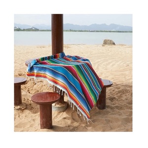 Mandala Round Print 100% Organic Cotton With Gots Certificate Multi Color Factory Wholesale Linen <b>Beach</b> <b>Towel</b> for Promotion Gift - Product Image 2