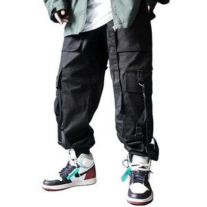 กางเกงคาร์โก้ของผู้ชาย,กางเกงคาร์โก้ซิปแบบกำหนดเองใส่สบายมีกระดุมติดไนลอน - Product Image 5