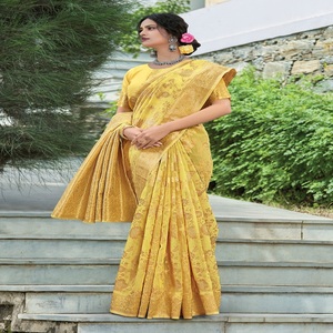 ผ้าลินินดีไซเนอร์ Saree อินเดียและปากีสถาน - Product Image 6