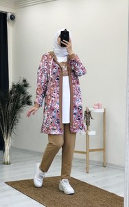 Conjunto de 3 piezas con capucha para mujer, ropa islámica, Abaya, caftán árabe, musulmán, moda islámica, calidad turca, nueva temporada - Product Image 5