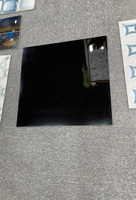 Faak — carreaux en porcelaine Super noir/vernis, disques polis, style marbre noir, usine