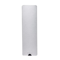 Nouvelle télécommande infrarouge en aluminium, télécommande métallique privée avec 10 boutons, télécommande IR personnalisée en aluminium pour l'audio
